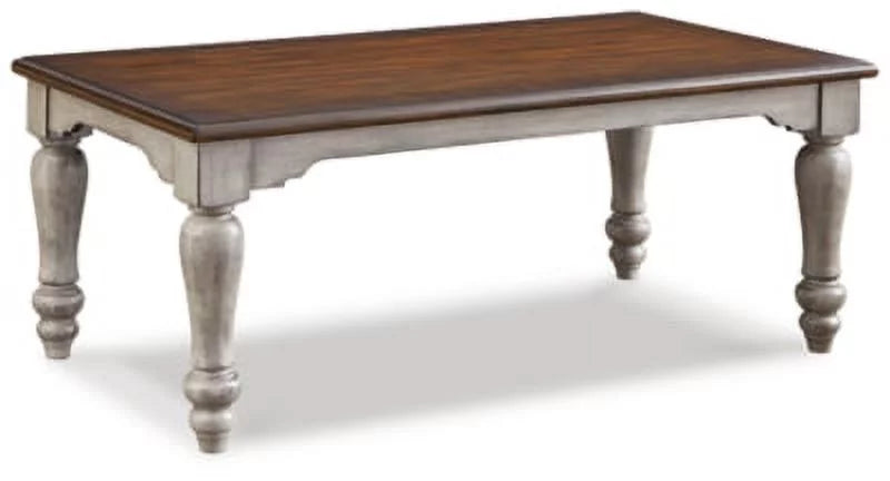 Antique Gray Brown Coffee Table G25509