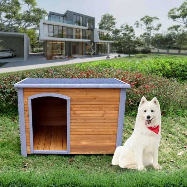 Large Wooden Dog House Z7255