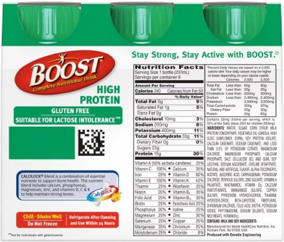 Very Vanilla 8 FL OZ Pack of 6 Nutritional Drink B690