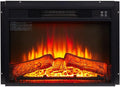 Black 23" Electric Fireplace Insert D2056