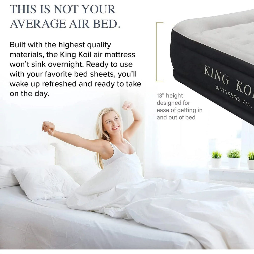 Queen Size Inflatable Air Mattress with Built-in Pump B757