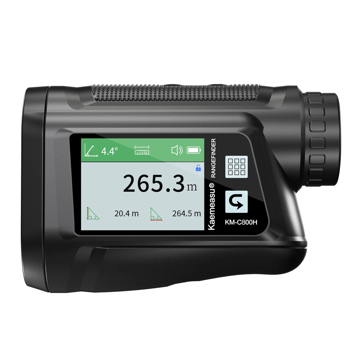 Rangefinder with LCD Touch Screen 6X Magnification 600M / 800M USB Rechargeable Distance Meter S61766