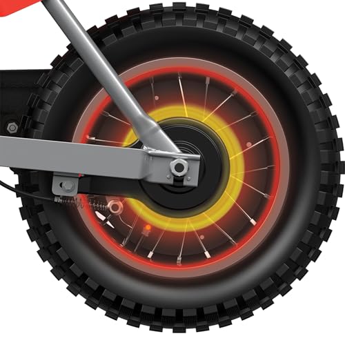 Red Kids Electric Motocross Bike, 14 Mph, 60 Min Runtime V744777