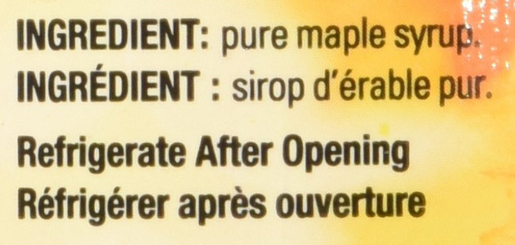 100 Percent Maple Syrup, 1000 Gram H14865
