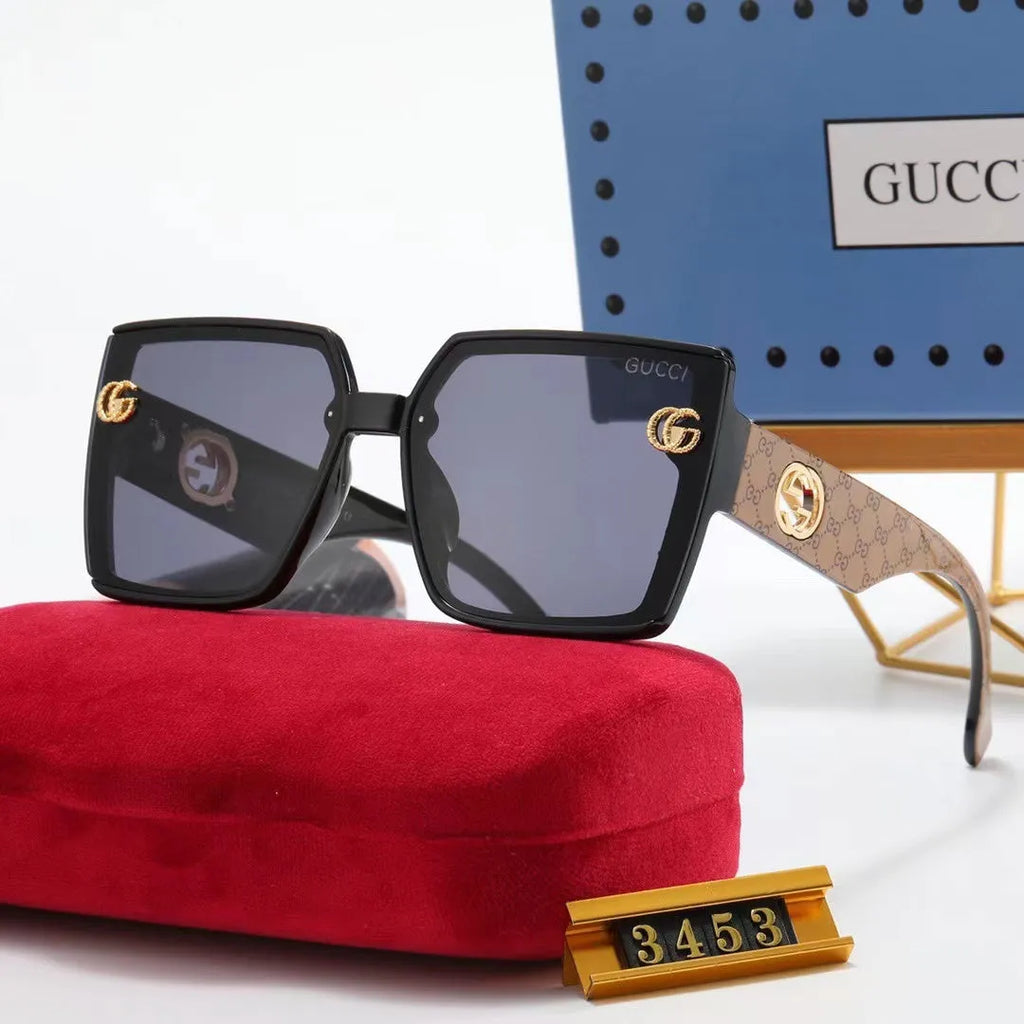Double G Graffiti Printing Sunglasses T8604