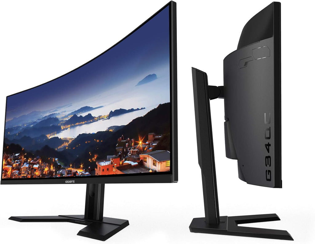 34" 144Hz Ultra-Wide Curved Gaming Monitor, 3440 x 1440 VA 1500R Display, 1ms Response Time, FreeSync Premium, Black F984