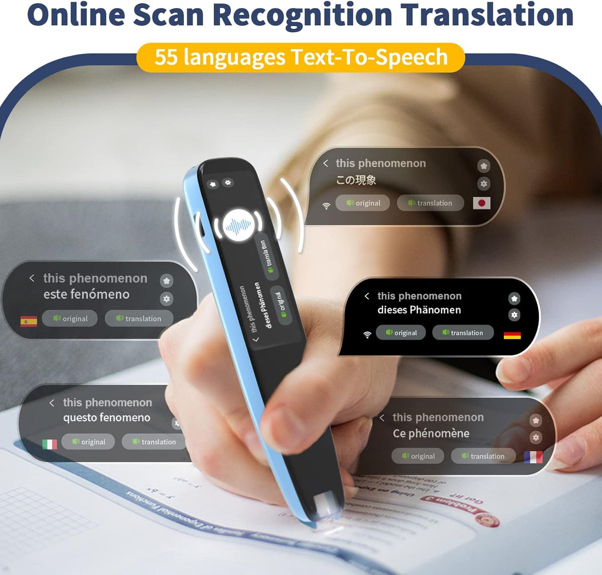 Scanning Pen OCR Digital Reading Pen J392602
