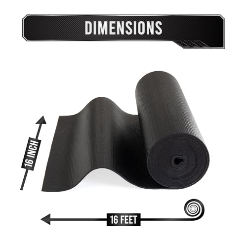 Black 24" x 10 ft Tool Box Drawer Liner C735