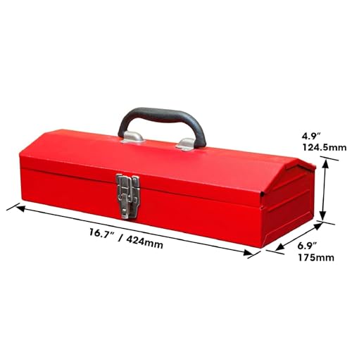 16" Portable Steel Tool Box E9988