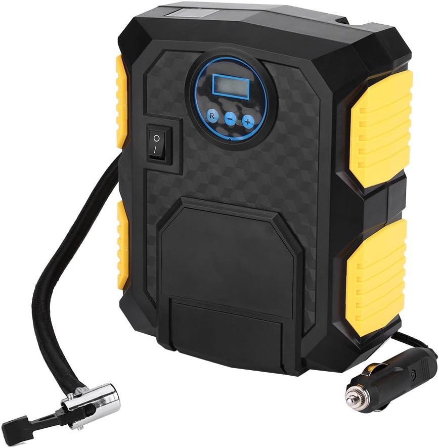 12V Digital Portable Car Tire Inflator Pump 150PSI Q794810