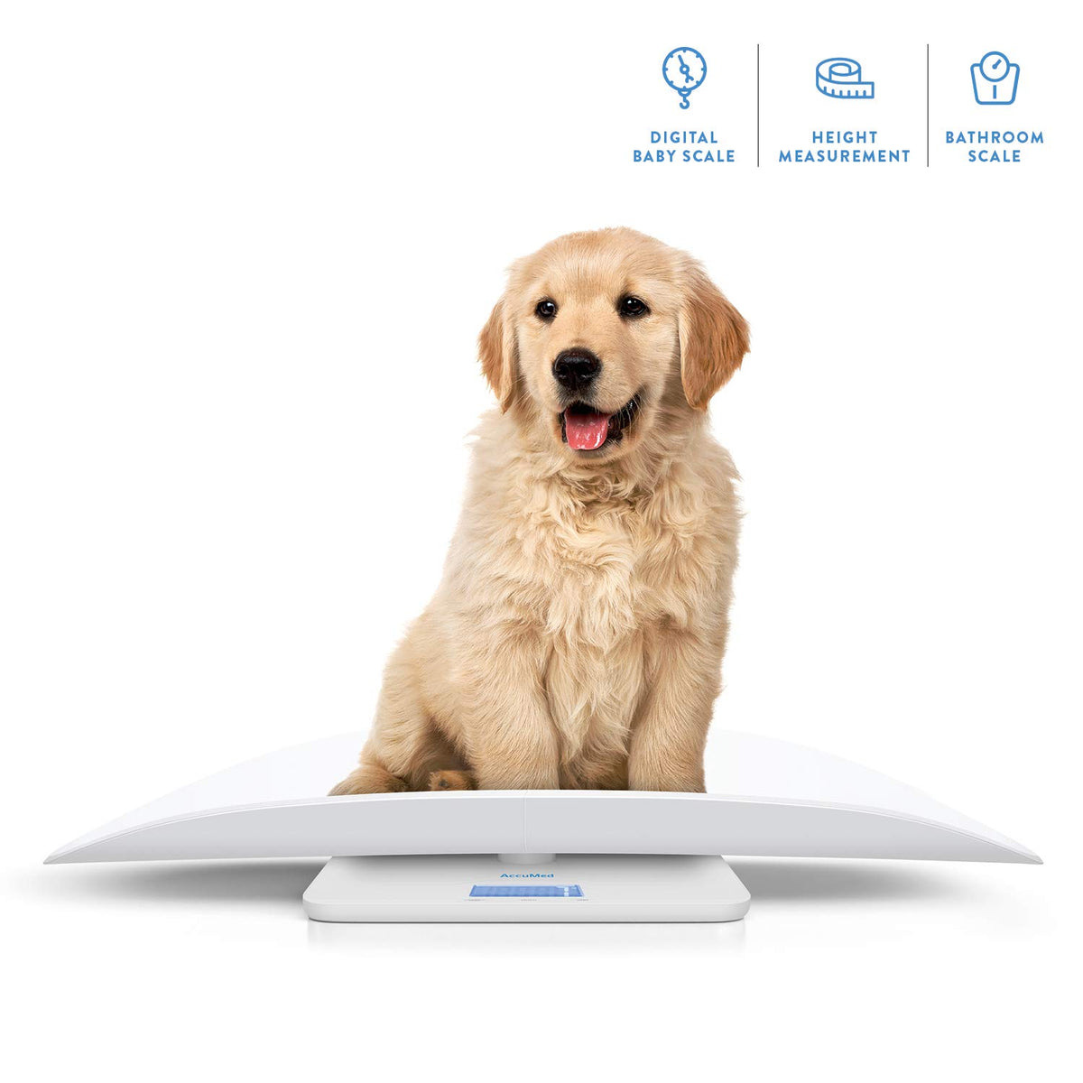 Baby Scale, Pet Scale, Toddler Scale, Digital Scale, Blue Backlight L980379