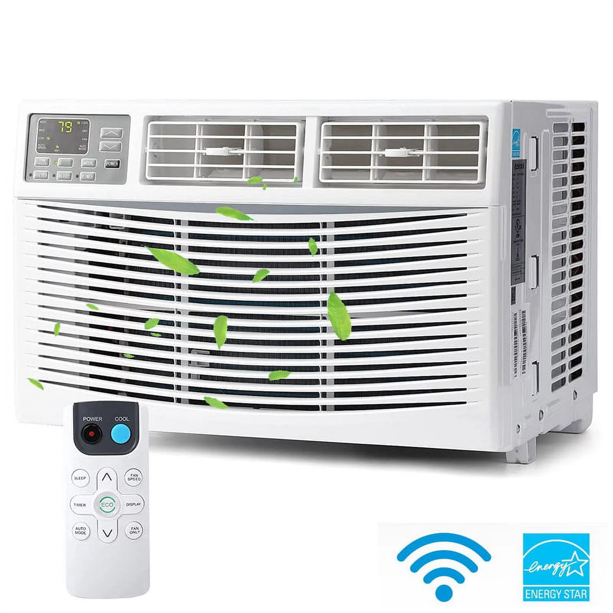 White 6,000 BTU Window-Mounted Air Conditioner N4053