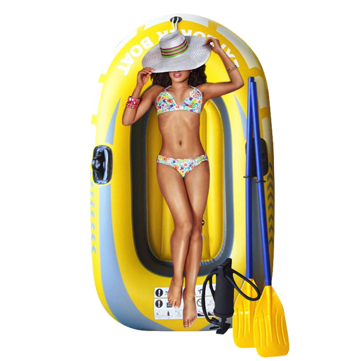 1/2 Person PVC Inflatable Kayak D52163