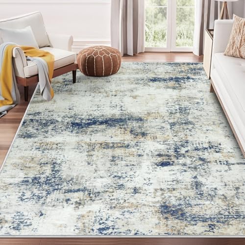 9x12 Washable Area Rug with Anti-Slip Backing P736502