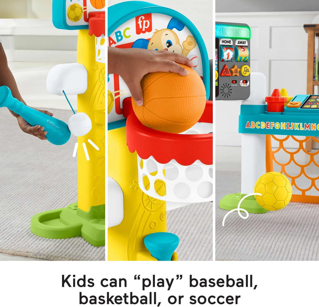 4-in-1 Sports Activity Center Toddler Learning Toy O576221