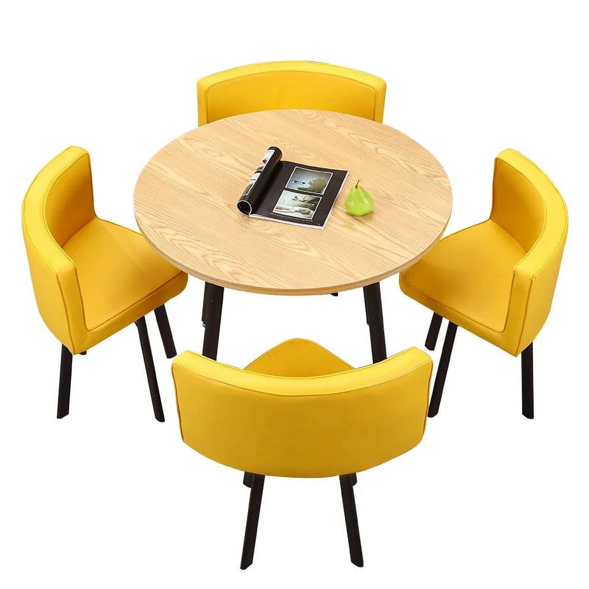 Marble Dining Table Set with 4 Chairs Q27826