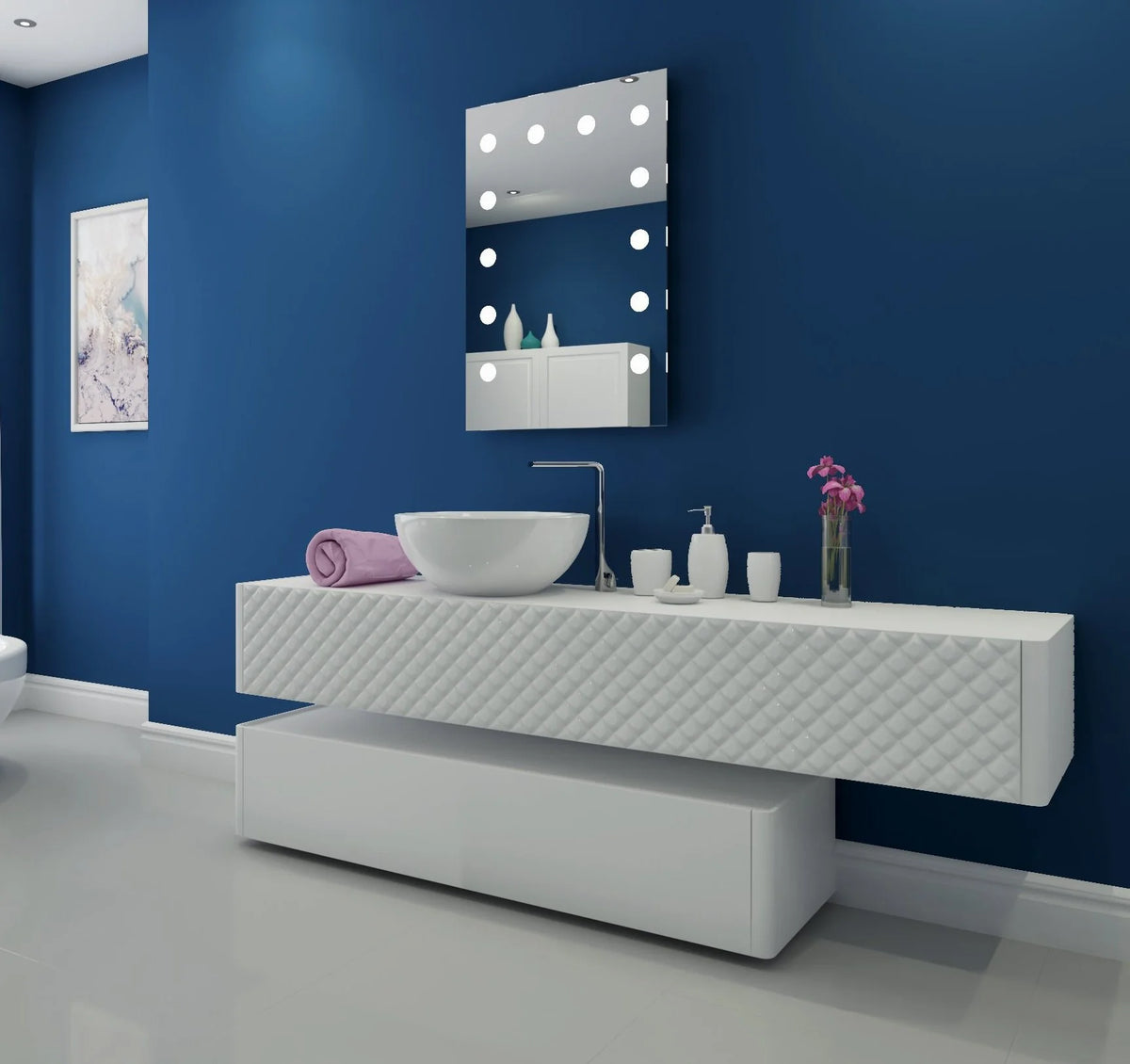 24 x 36 Rectangle Illuminated Mirror W859