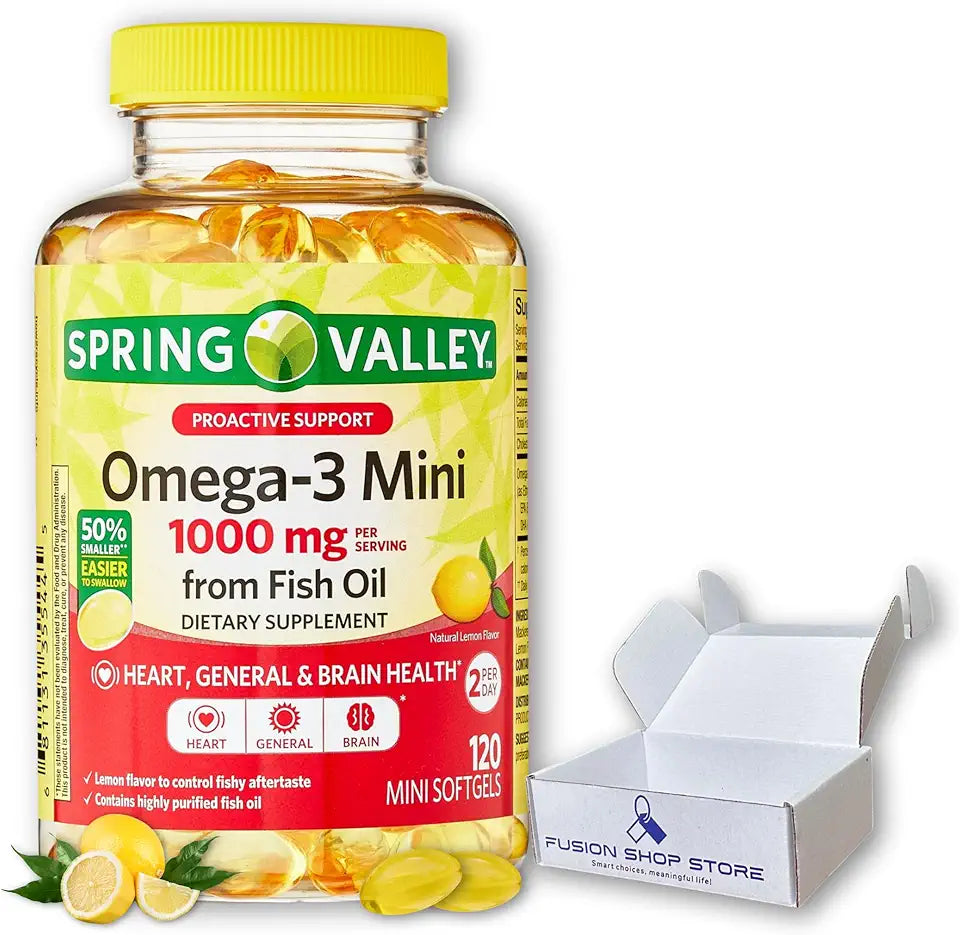 Fish Oil 1000mg Omega-3 120 Softgels Z83823
