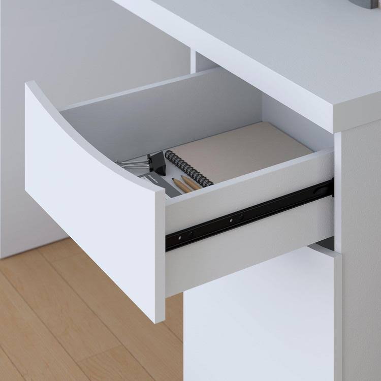 Classic Black Computer Desk and Bookcase Set P98831