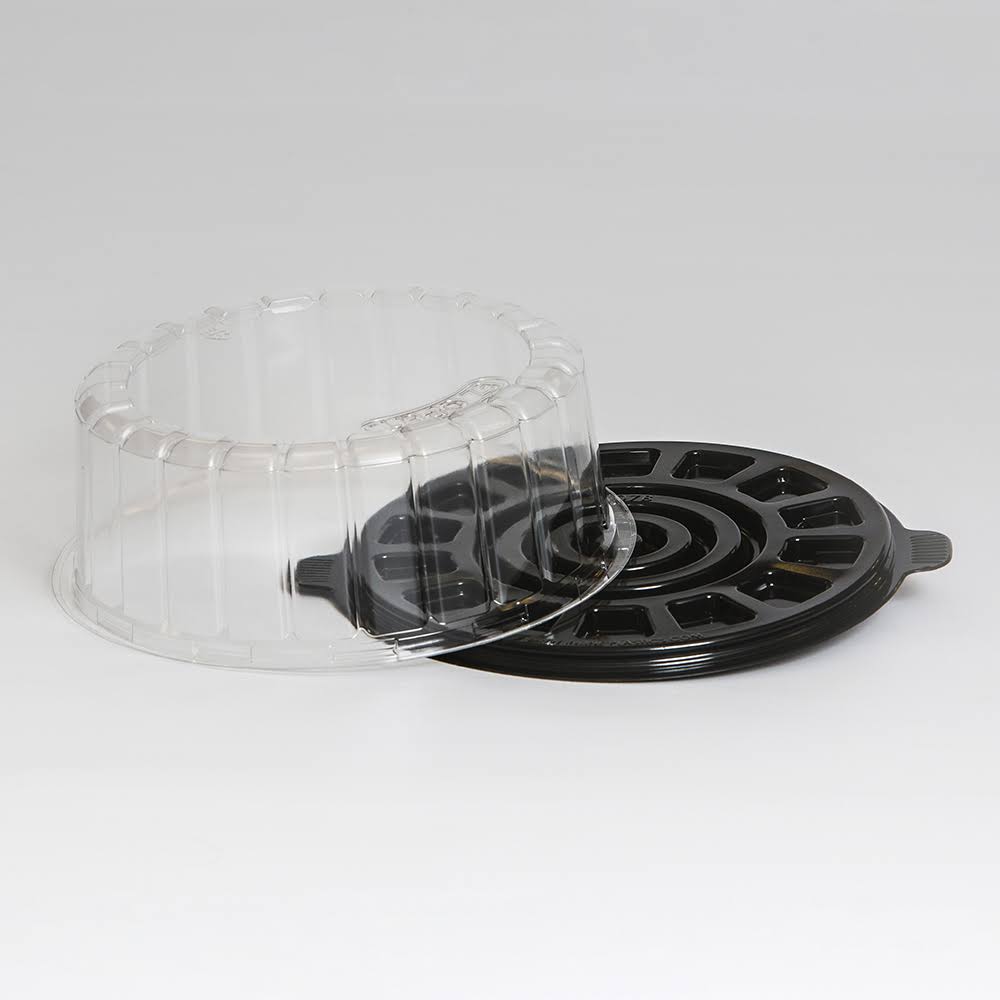 Single Layer 7 inch Low Dome Plastic Cake Containers Case of 100 T70655