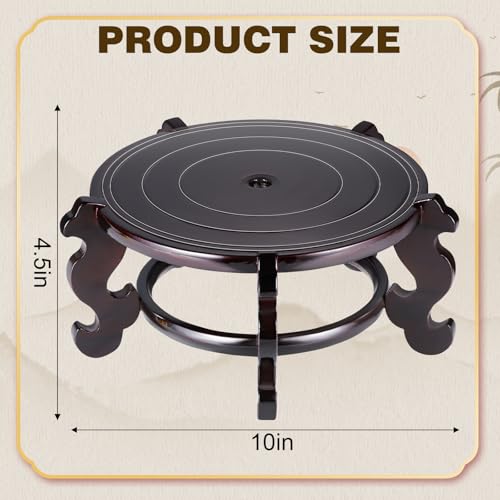 8 Inch Wooden Plant Stand I560748