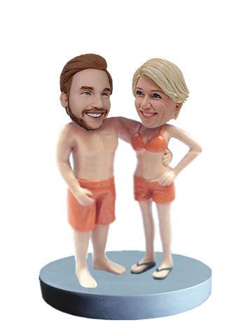 Happy Beach Couple A1059