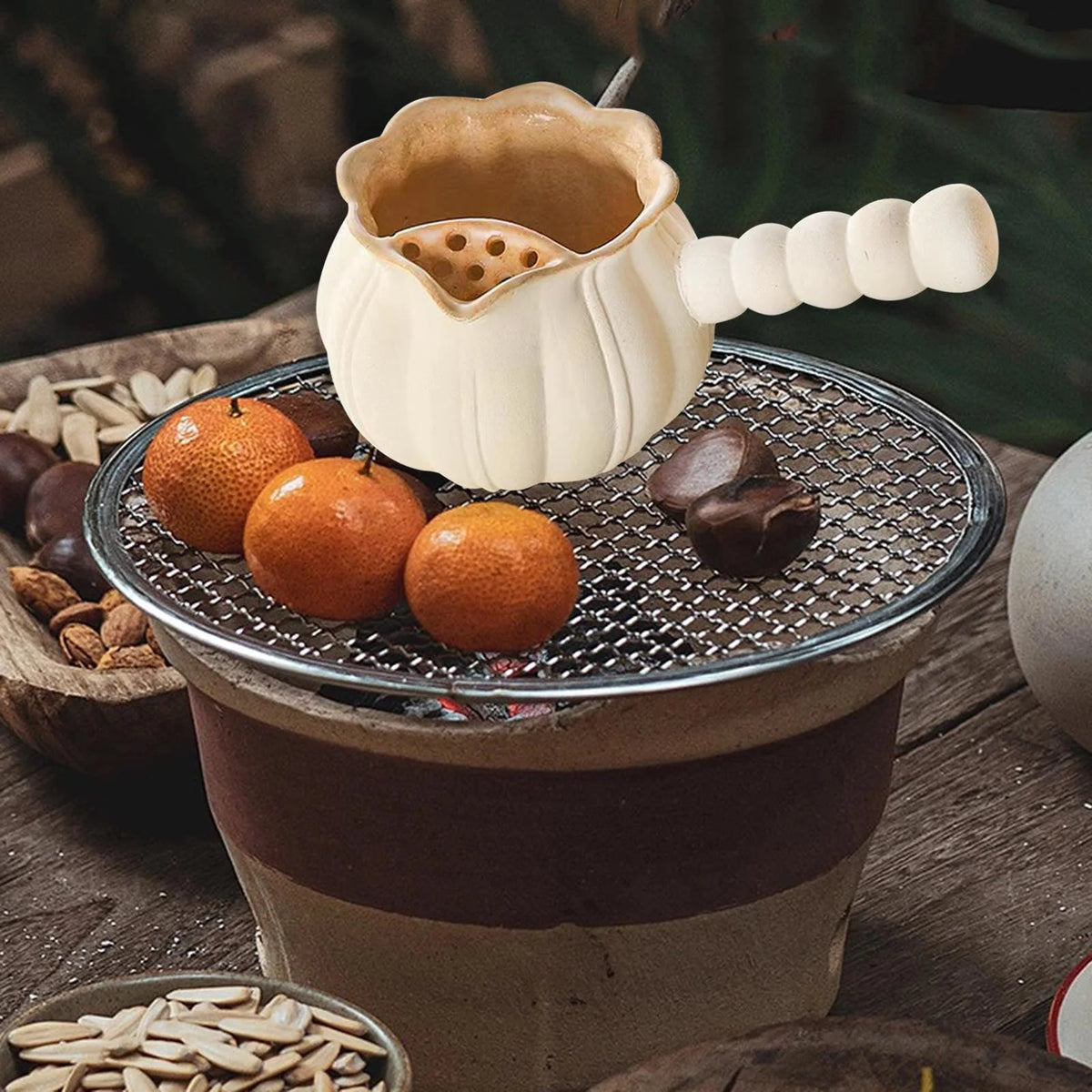 550ml Ceramic Teapot with Side Handle C793