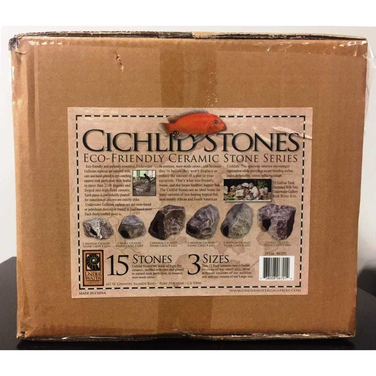 15-Pack Cichlid Stone G17509