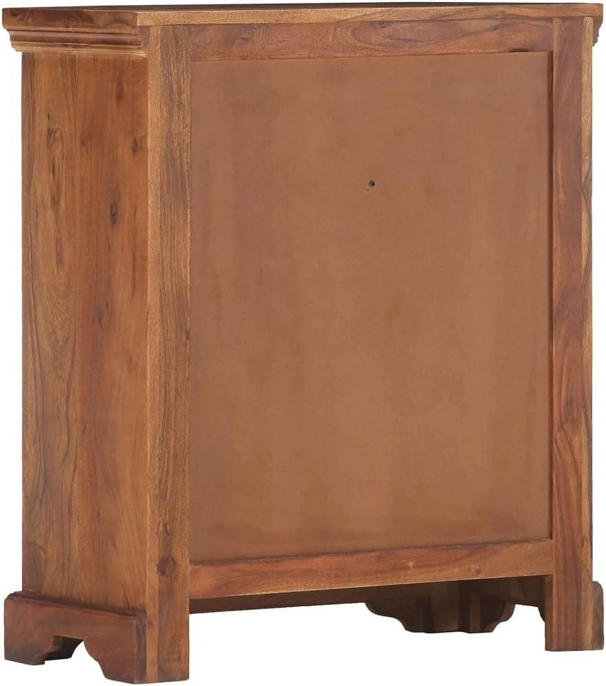 Solid Acacia Wood Sideboard Cabinet with 2 Drawers and 2 Doors H584