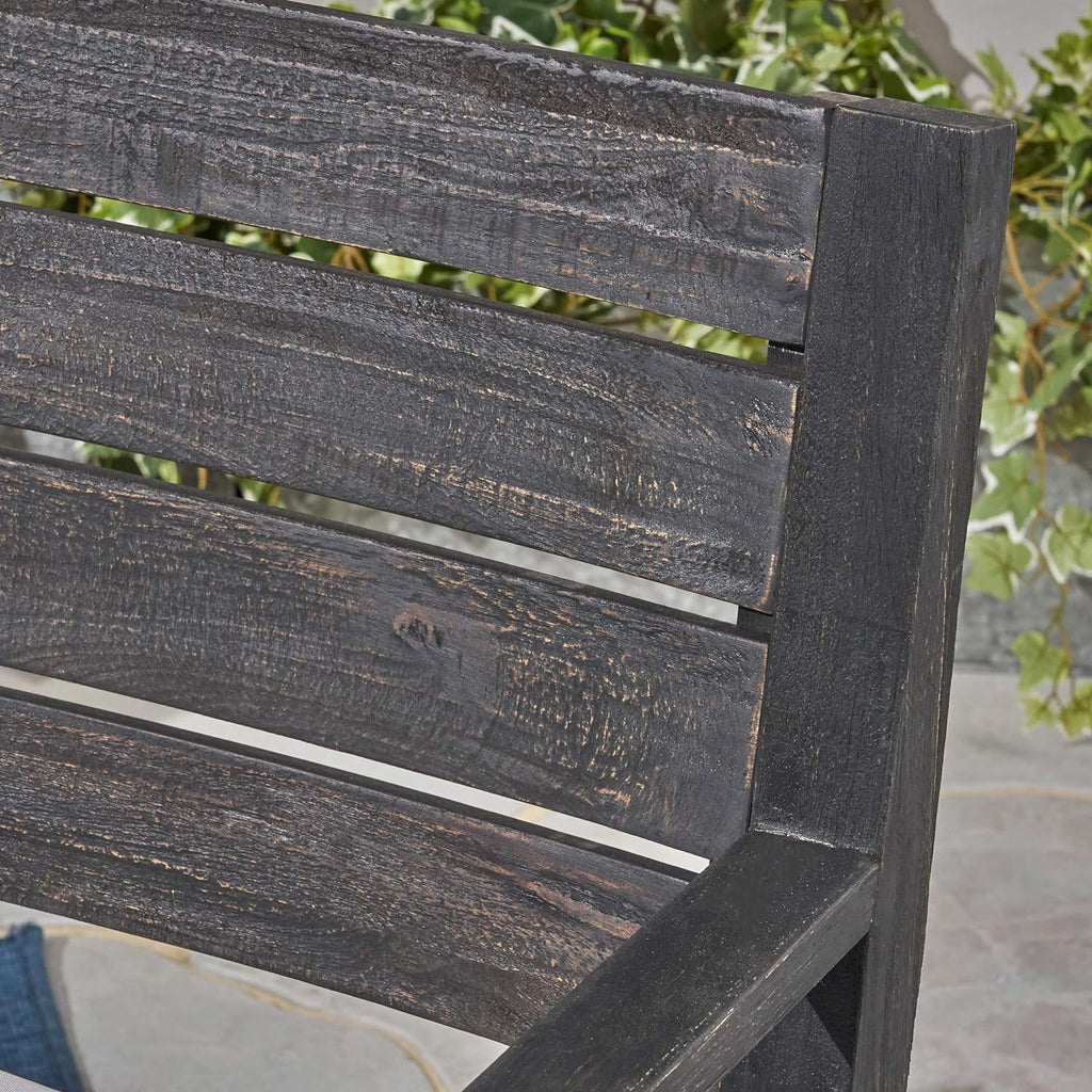Acacia Wood Outdoor Dining Chairs Set Of 2 Z2601