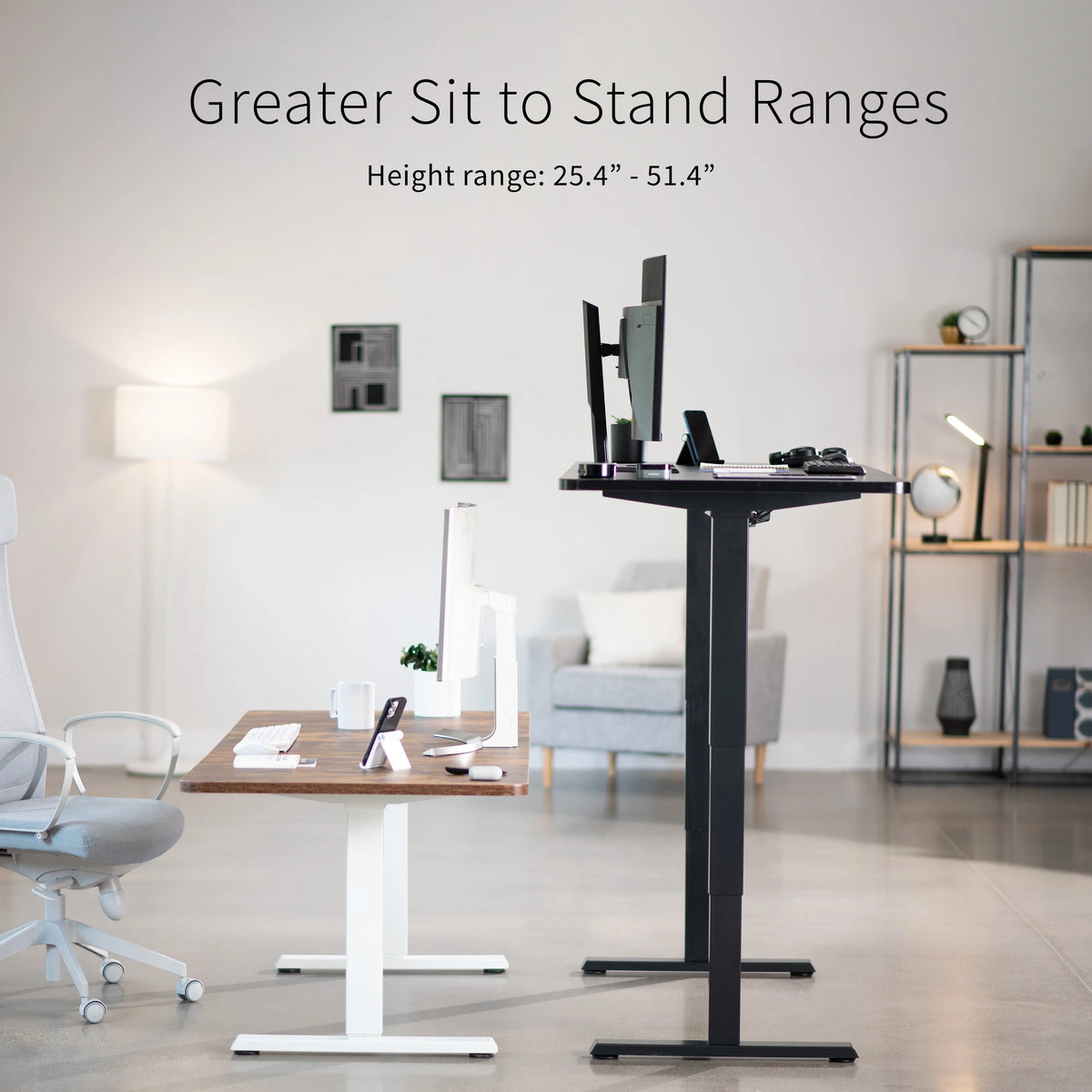 Electric 71” x 30” Stand Up Desk Workstation, White D59213