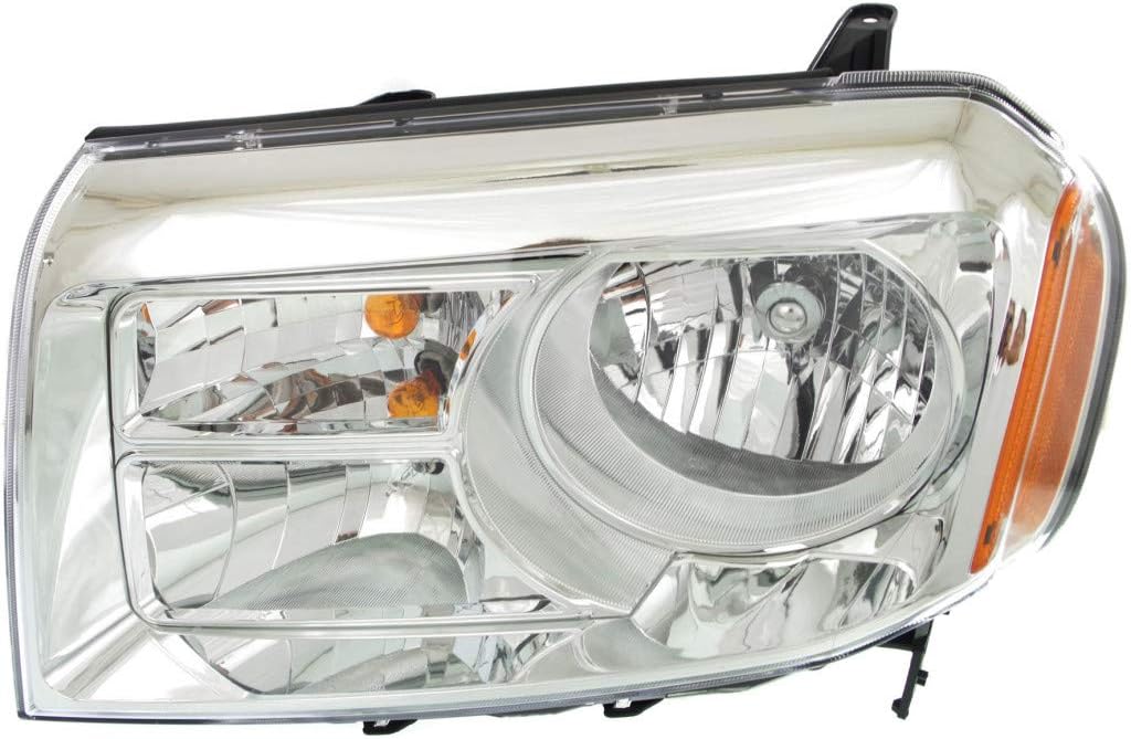 Passenger Side Headlight for Honda Pilot 2012-2015 with Bulbs T9175
