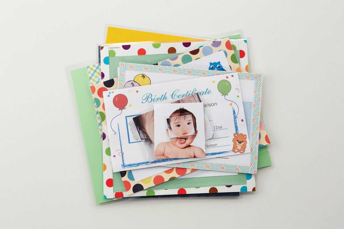Self-Sealing Photo Laminating Sheets Gloss 5 x 7 5 Sheets H449742