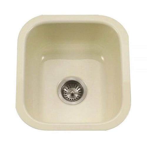 15-5/8" x 17-5/16" Porcelain Enamel Steel Undermount Bar/Prep Sink T154957