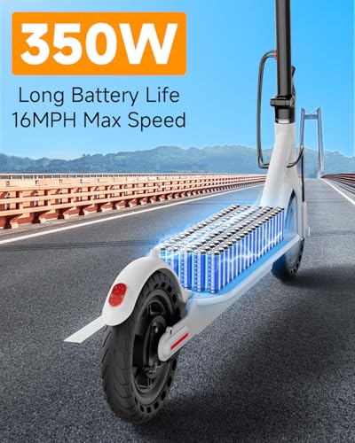 Electric Scooter with Seat, 16 Mph, 8.5'' Tire, 350W Motor J6294