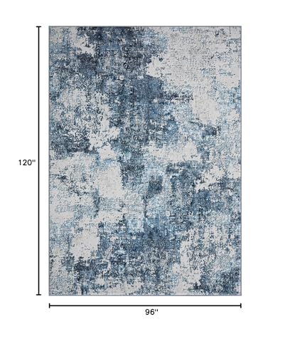 9x12 Washable Area Rug with Anti-Slip Backing P736502