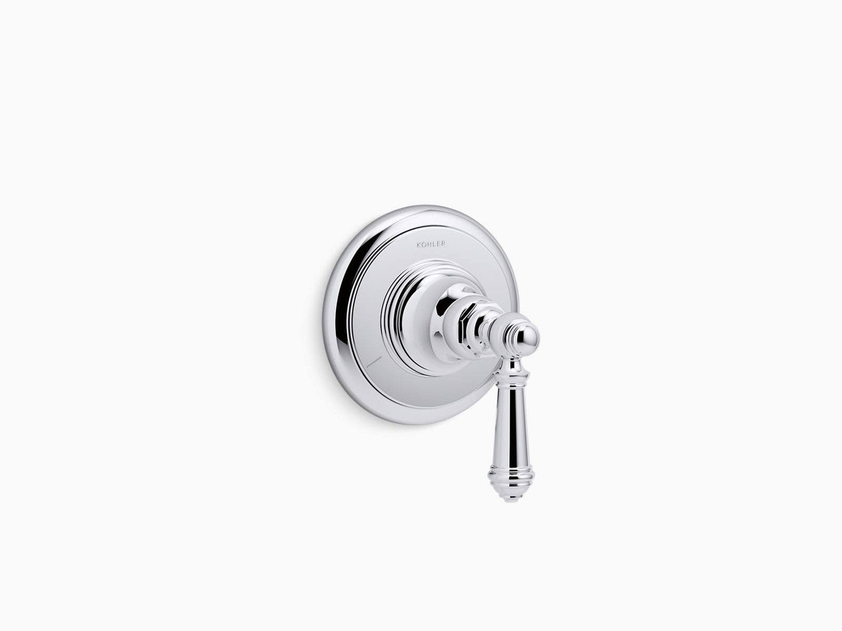 Polished Chrome Transfer Valve Trim with Lever Handle D131