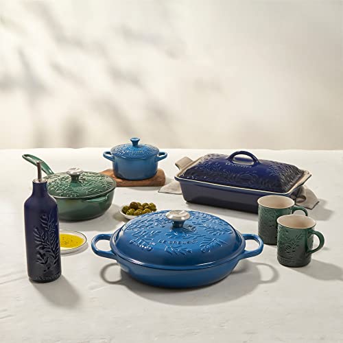 Enameled Cast Iron Braiser, 3.5 qt., Artichaut F347