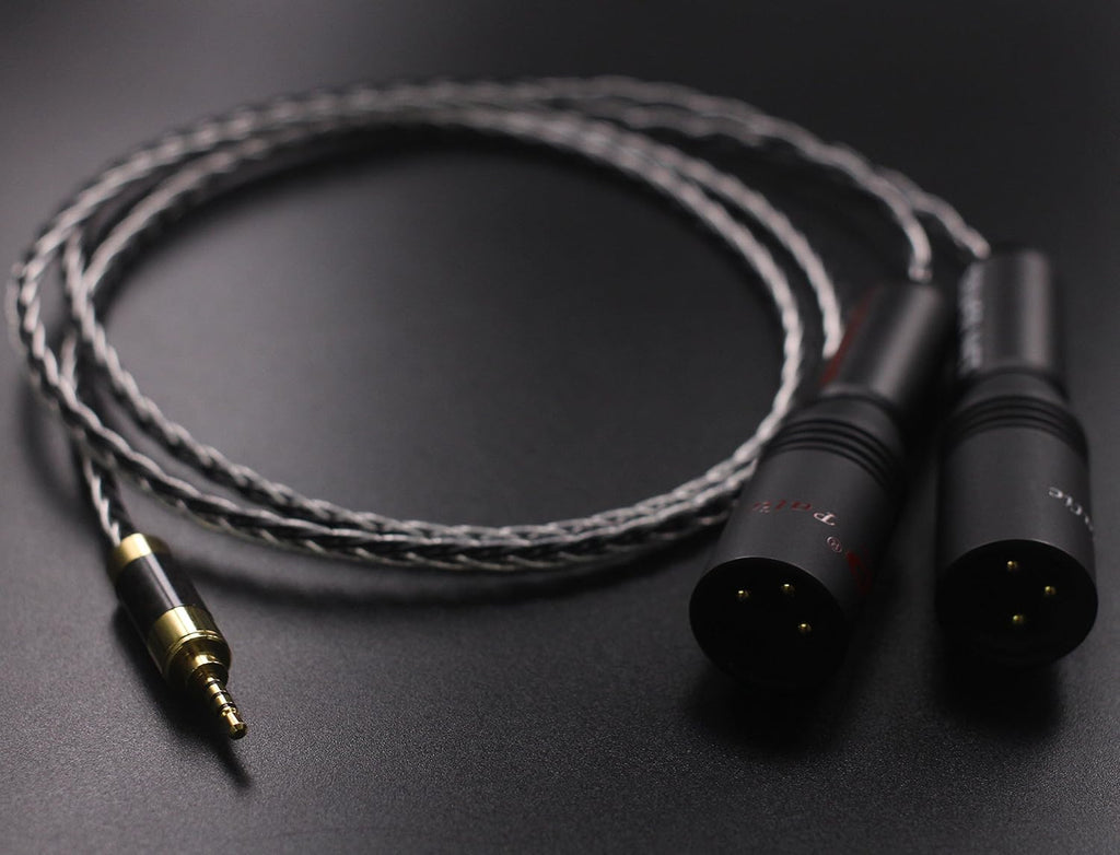 2.5mm TRRS Balanced Male to 2 XLR Male Cable 3.2ft O35630