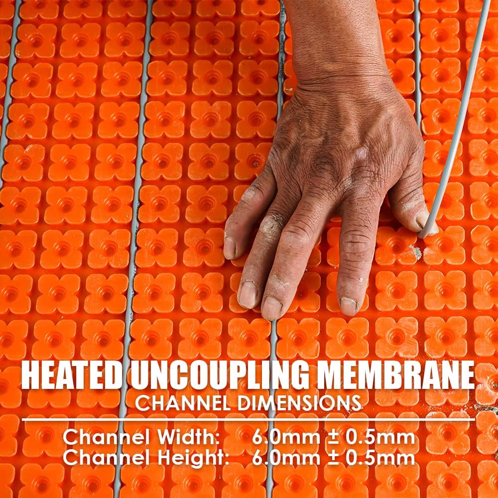 Heated Floor Uncoupling Membrane 54 SQFT V53139