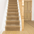 Aztec Beige Stair Carpet Runner, 31 foot H1071