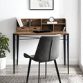 Reclaimed Barnwood Writing Desk with Small Hutch W718490