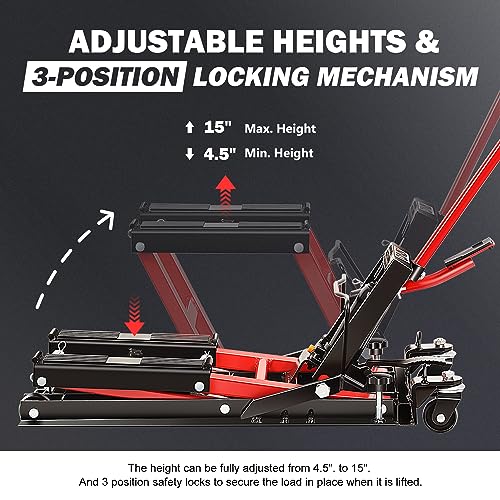 1000lbs Capacity Motorcycle Lift Table Y376