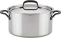 5-Ply Clad Stainless Steel Stock Pot with Lid, 8 Quart Q783217