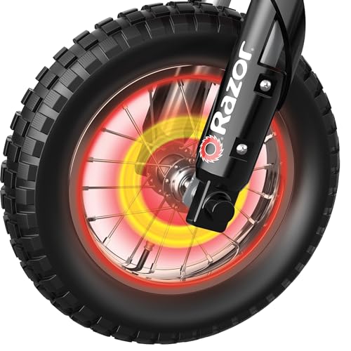 Red Kids Electric Motocross Bike, 14 Mph, 60 Min Runtime V744777