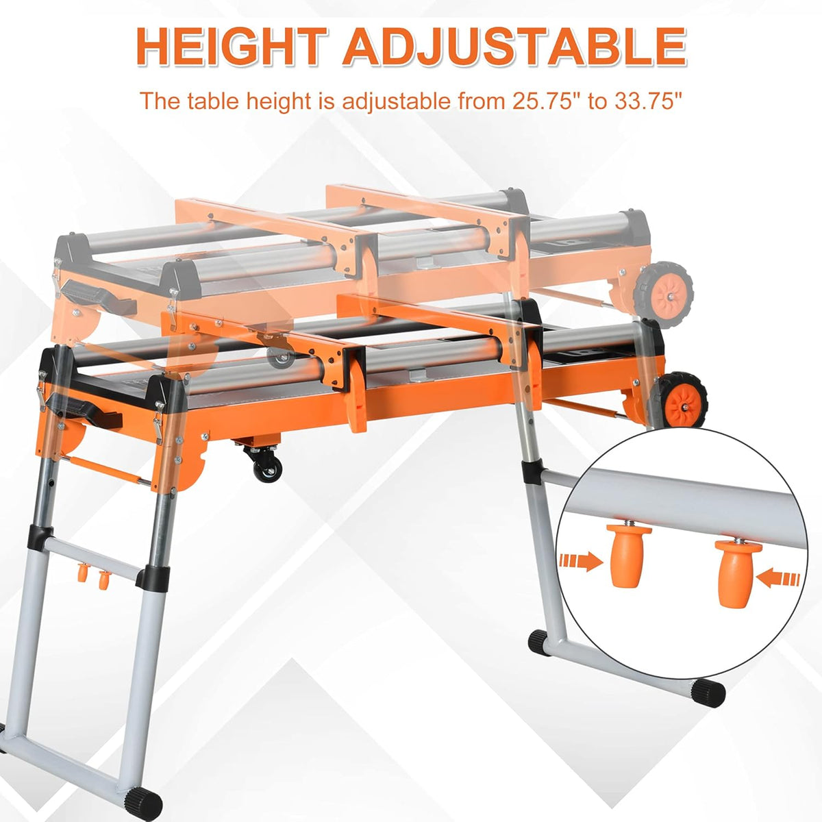5-in-1 Folding Work Bench with Adjustable Legs F8207