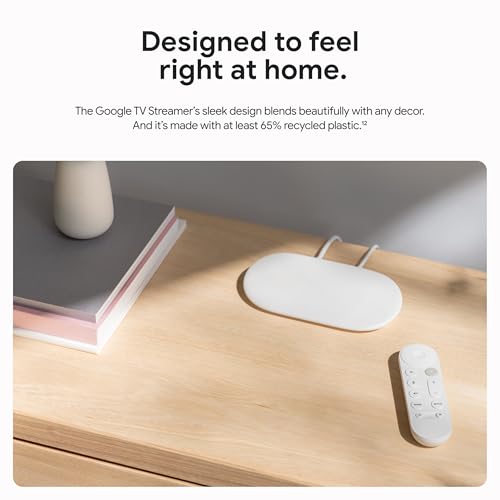 Porcelain 4K Google TV Streamer with 32 GB Storage R274396