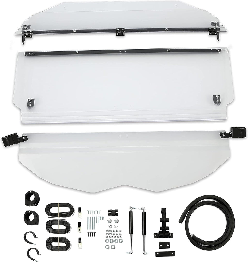 Clear Folding Non-Scratch Resistant Flip Windshield S427979