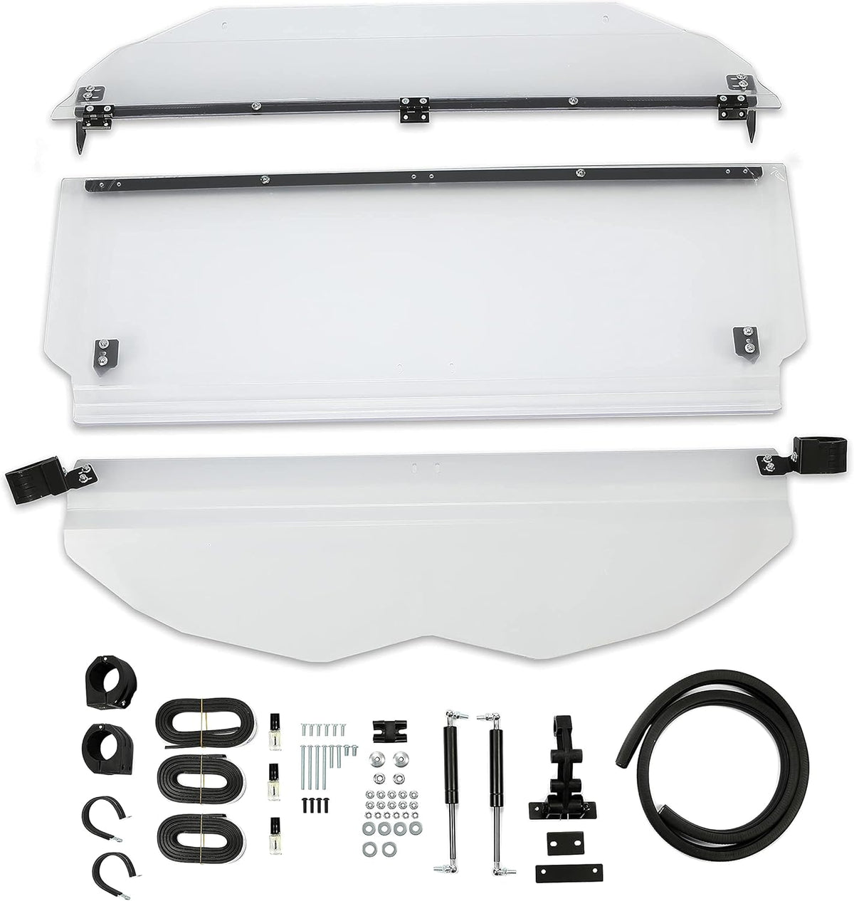 Clear Folding Non-Scratch Resistant Flip Windshield S427979