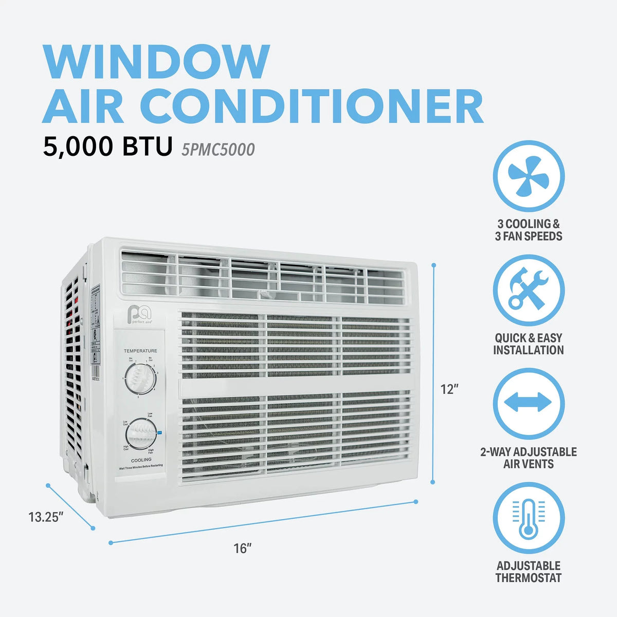5,000 BTU Window Air Conditioner A850262